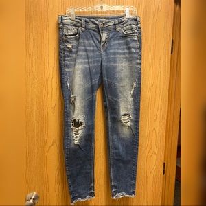 Silver jeans Co Suki Mid Skinny cropped pant